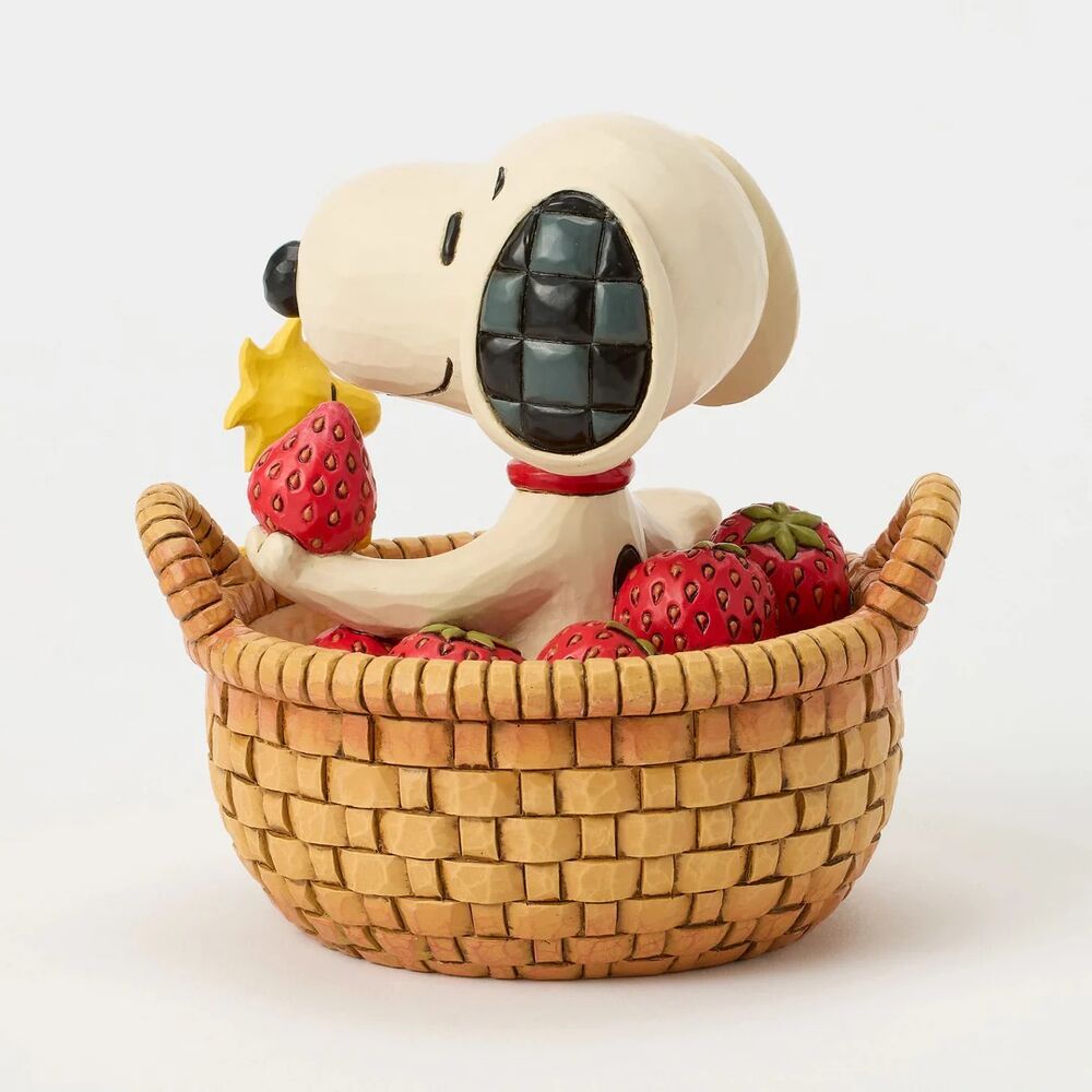 Peanuts by Jim Shore - Snoopy and Woodstock with Strawberries