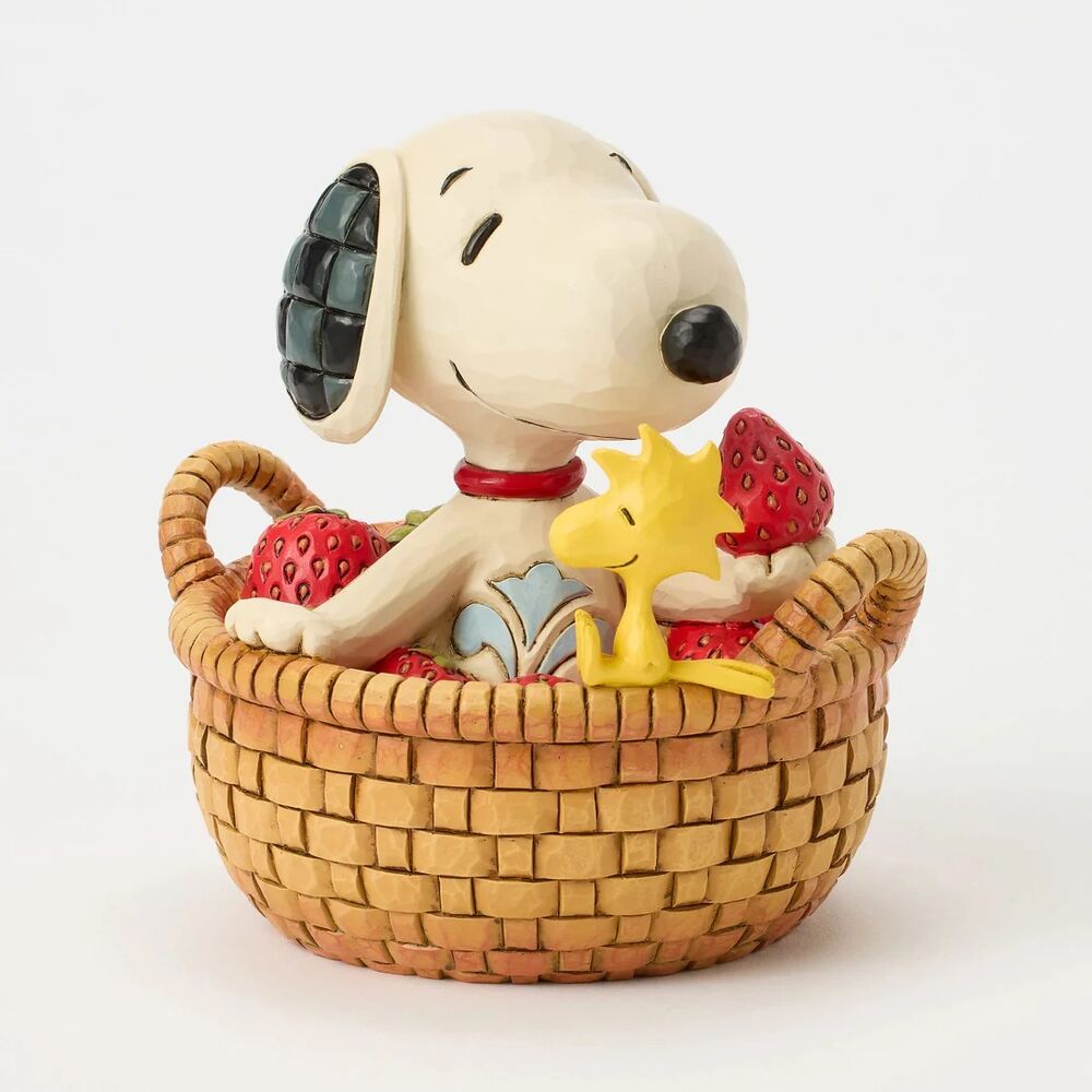 Peanuts by Jim Shore - Snoopy and Woodstock with Strawberries