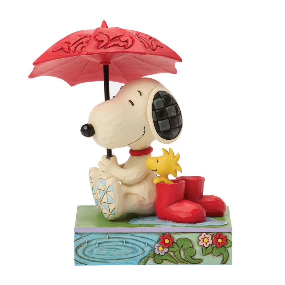 Peanuts by Jim Shore - Snoopy Holding Umbrella