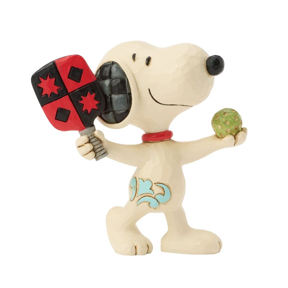 Peanuts by Jim Shore - Snoopy Playing Pickleball