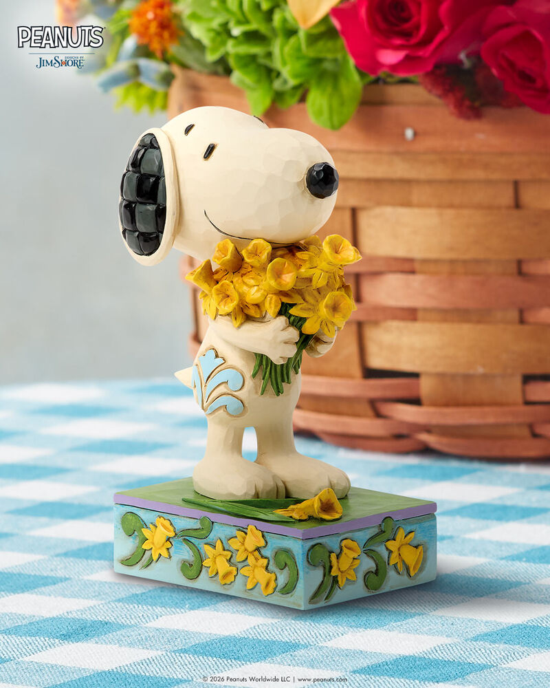 Peanuts by Jim Shore - Snoopy with Daffodils