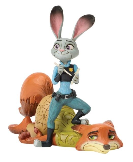 Jim Shore Disney Traditions - Zootopia - Judy & Nick - It's Called a Hustle, Sweetheart