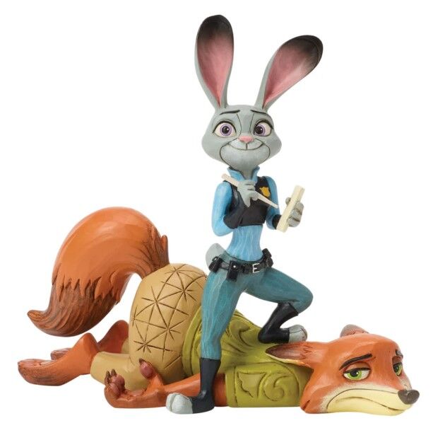 Jim Shore Disney Traditions - Zootopia - Judy & Nick - It's Called a Hustle, Sweetheart