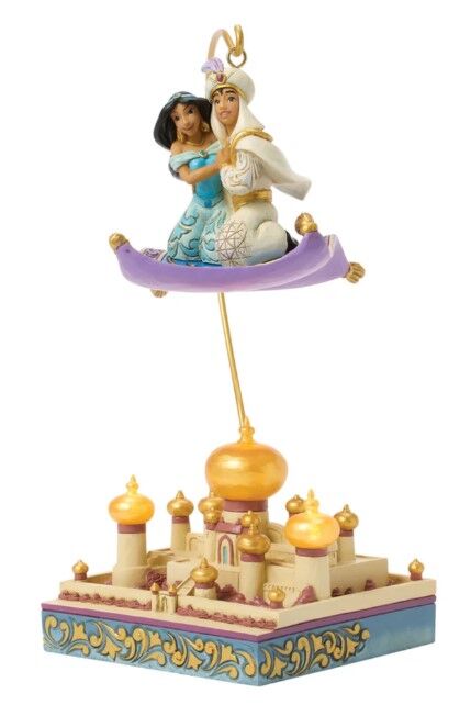 Jim Shore Disney Traditions - Aladdin - Aladdin & Jasmine Magic Carpet - Magic in the Moonlight