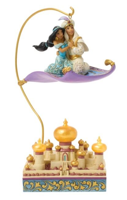 Jim Shore Disney Traditions - Aladdin - Aladdin & Jasmine Magic Carpet - Magic in the Moonlight