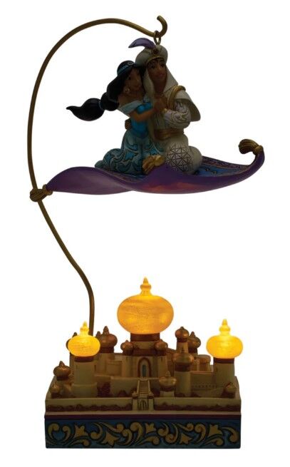 Jim Shore Disney Traditions - Aladdin - Aladdin & Jasmine Magic Carpet - Magic in the Moonlight