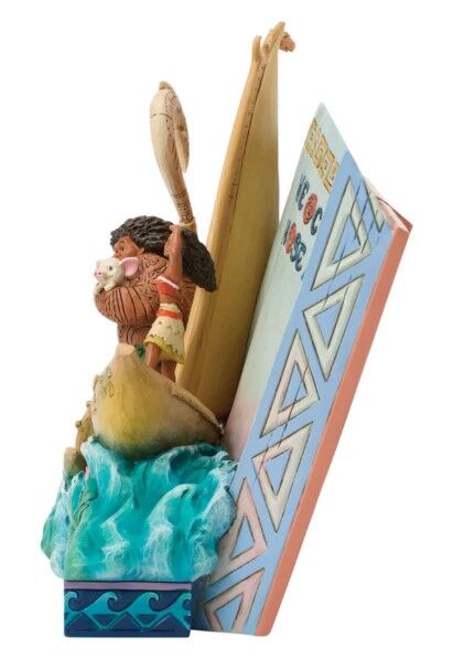 Jim Shore Disney Traditions - Moana Storybook - The Ocean Chose Me