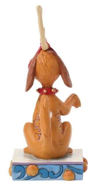 Dr Seuss The Grinch by Jim Shore - Max with Bell on Tail