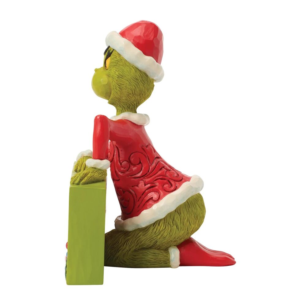 Dr Seuss The Grinch by Jim Shore - Grinch with Rotating Messages