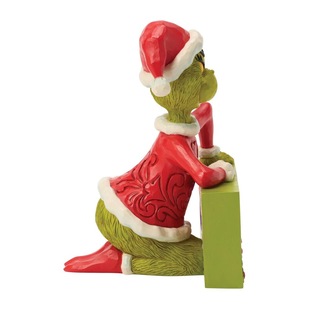 Dr Seuss The Grinch by Jim Shore - Grinch with Rotating Messages