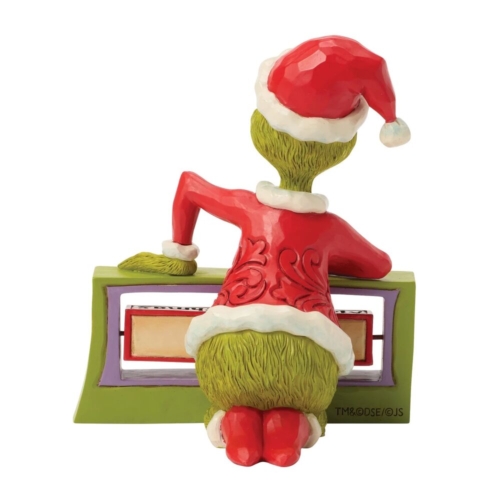 Dr Seuss The Grinch by Jim Shore - Grinch with Rotating Messages