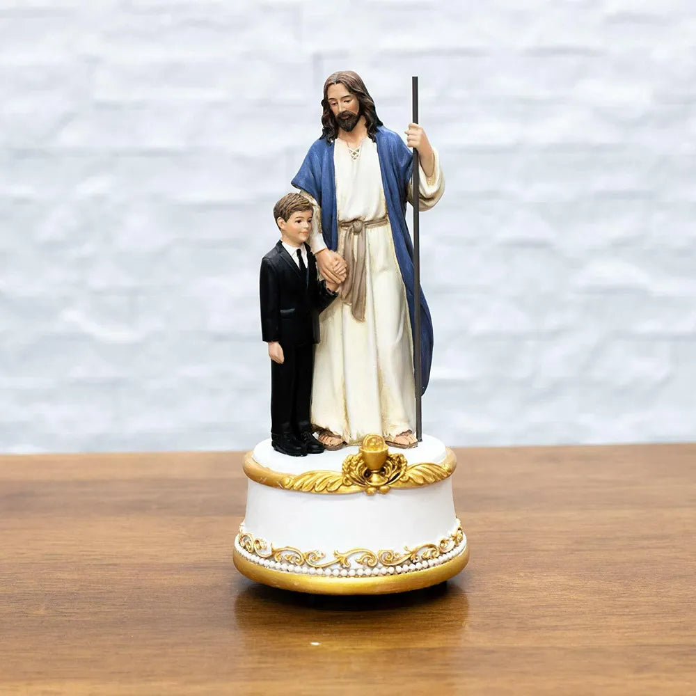Joseph's Studio Communion Musical Figurine - Boy With Jesus