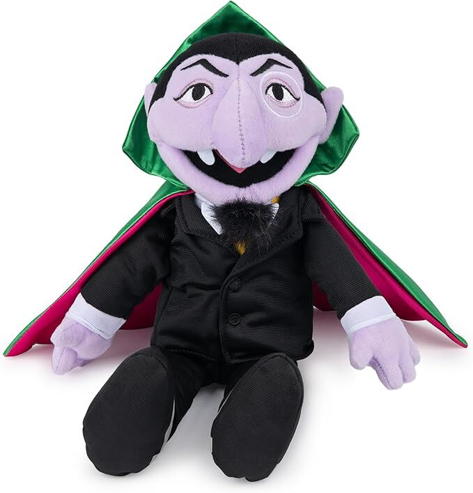 Sesame Street Soft Toy - Count Von Count 36cm