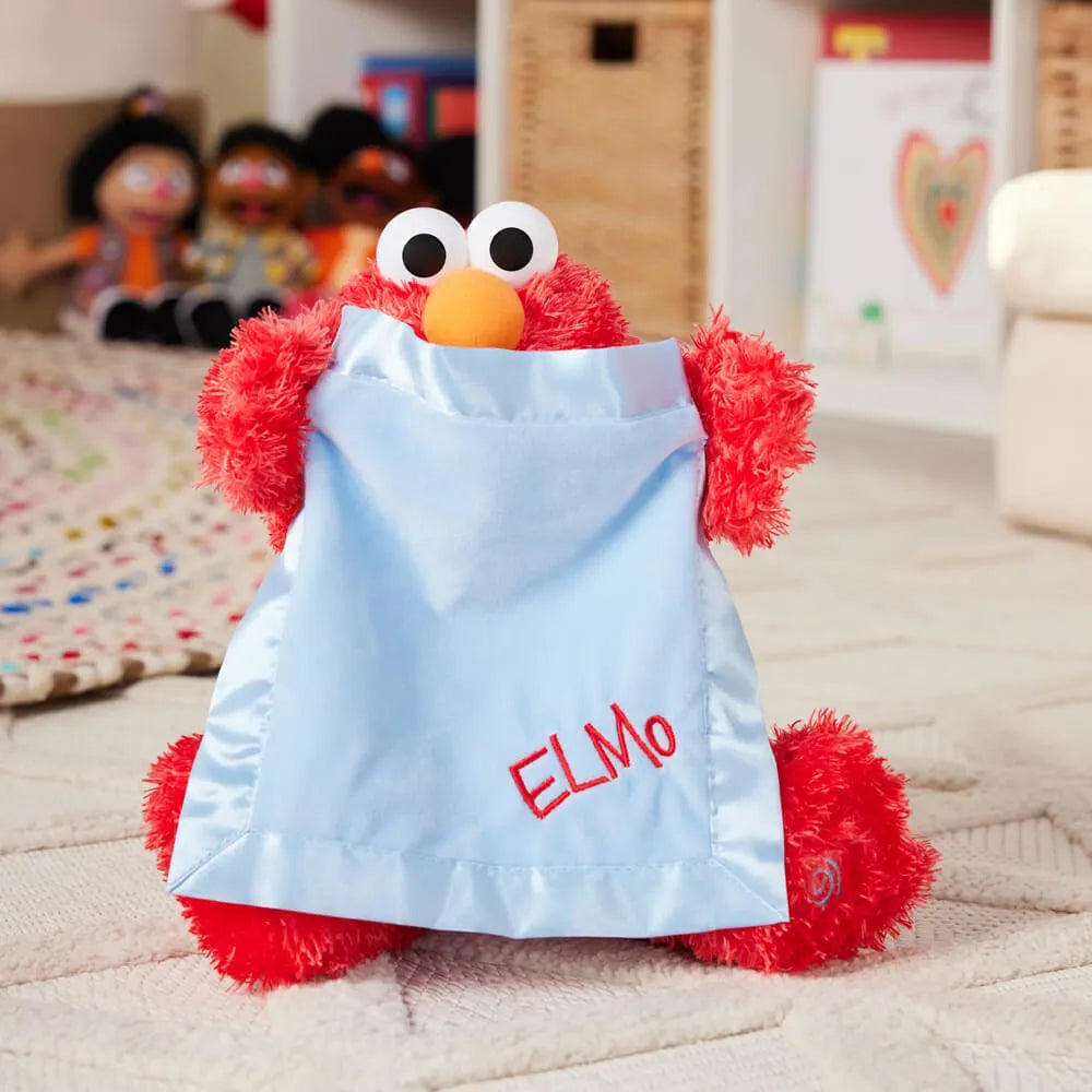 Sesame Street - Animated Peek-a-boo Elmo 28cm Plush
