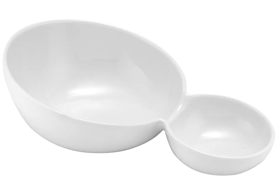 Classica - White Sloped Split Bowl