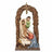 Joseph's Studio Nativity - Holy Family Under Woven Wood Arch & Star 28.5cm