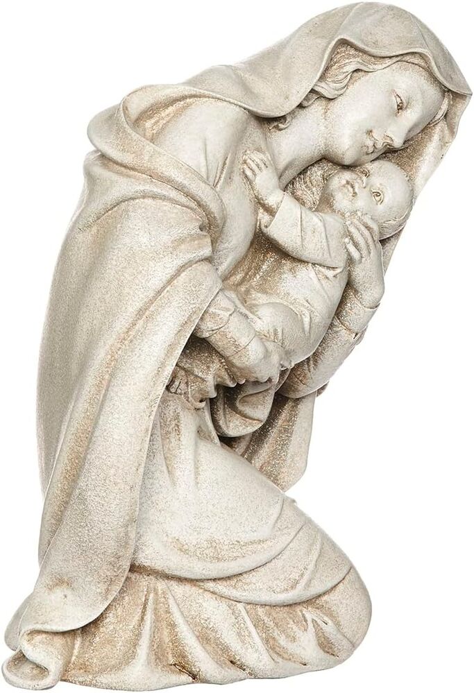 Joseph's Studio - Kneeling Madonna & Child Garden Statue