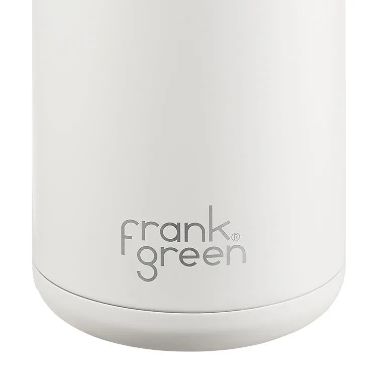 Frank Green Reusable Bottle - Ceramic 1L Cloud Push Button
