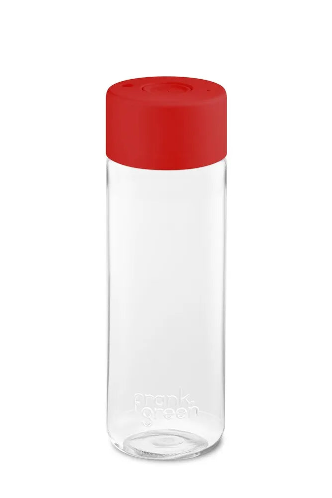 Frank Green Reusable Bottle - Original 740ml Rouge Push Button Lid