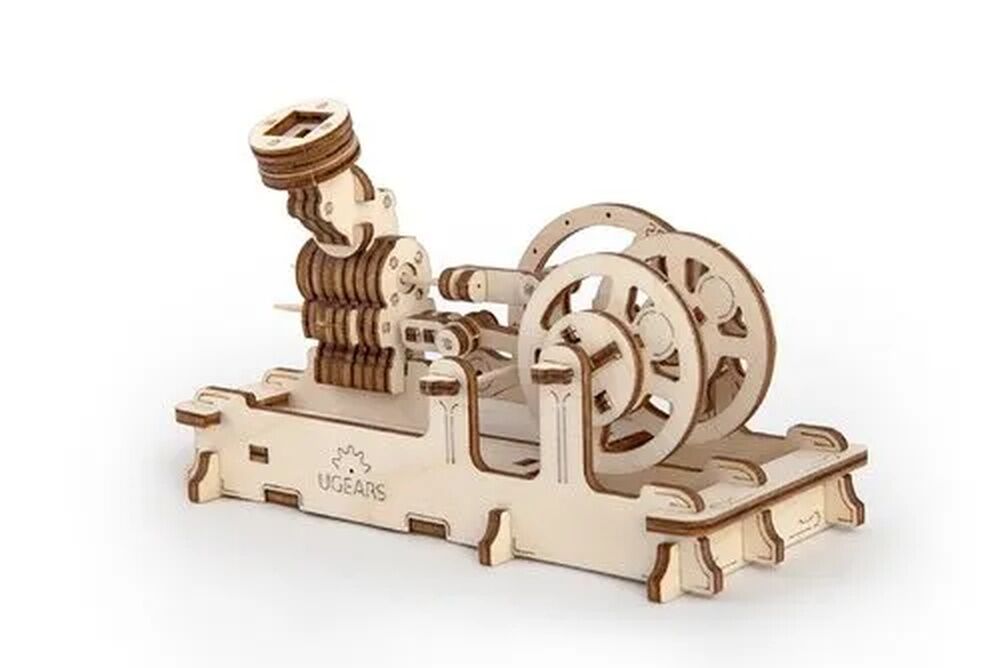 Ugears Wooden Model - Pneumatic Engine