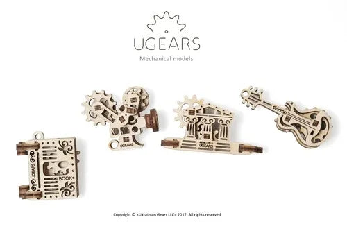 Ugears U-Fidget Wooden Model - Creation (Set of 4)