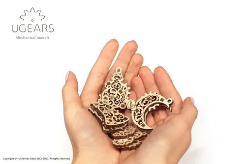Ugears U-Fidget Wooden Model - Gearsmas (Set of 4)