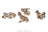 Ugears U-Fidget Wooden Model - Planes (Set of 4)