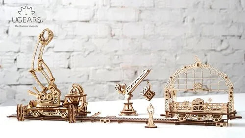 Ugears Wooden Model - Rail Manipulator