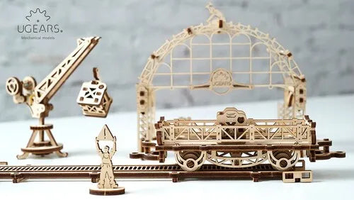 Ugears Wooden Model - Rail Manipulator