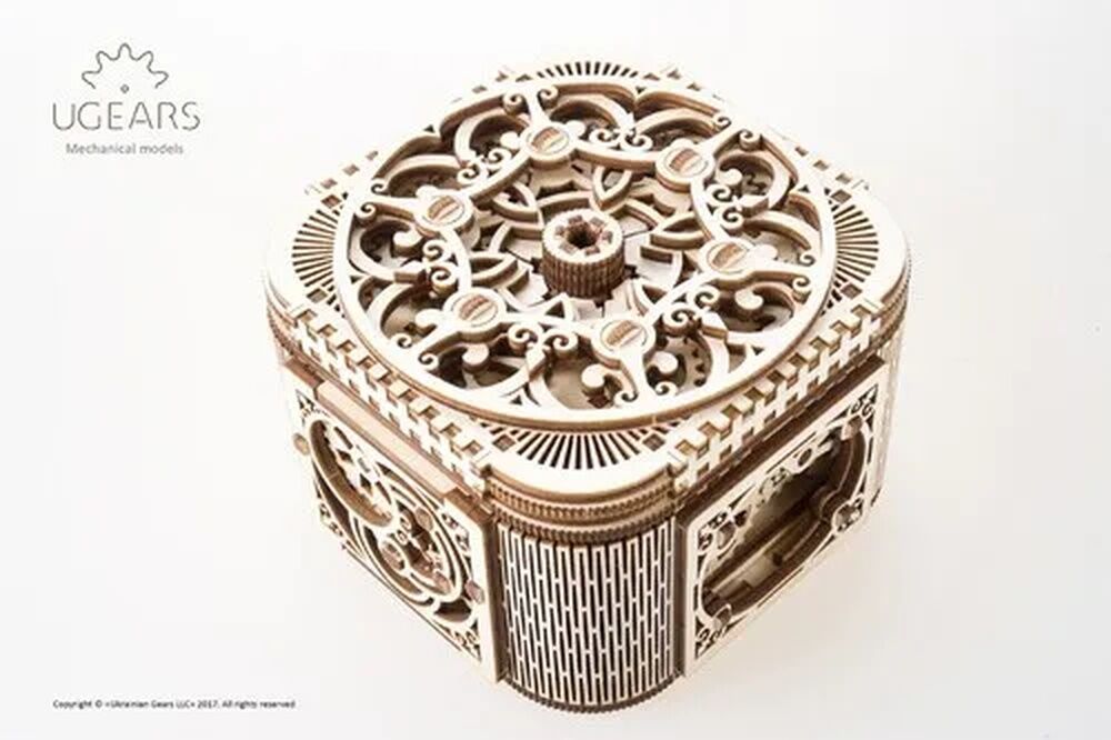 Ugears Wooden Model - Treasure Box