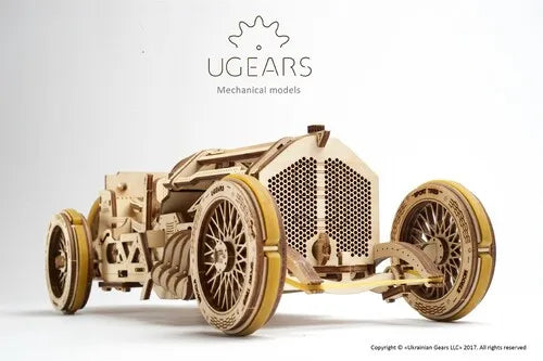 Ugears Wooden Model - U-9 Grand Prix Car