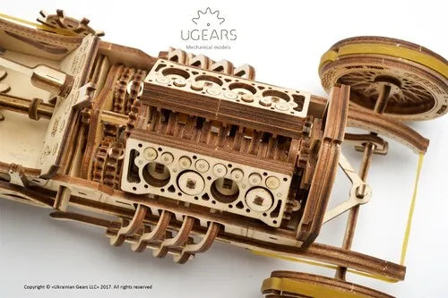 Ugears Wooden Model - U-9 Grand Prix Car