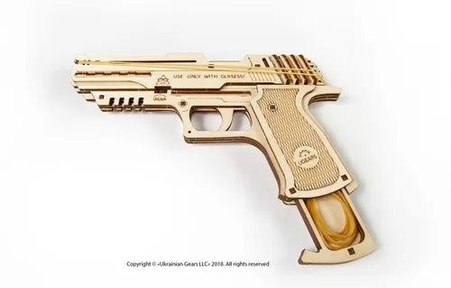 Ugears Wooden Model - Wolf-01 Handgun