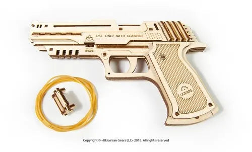 Ugears Wooden Model - Wolf-01 Handgun