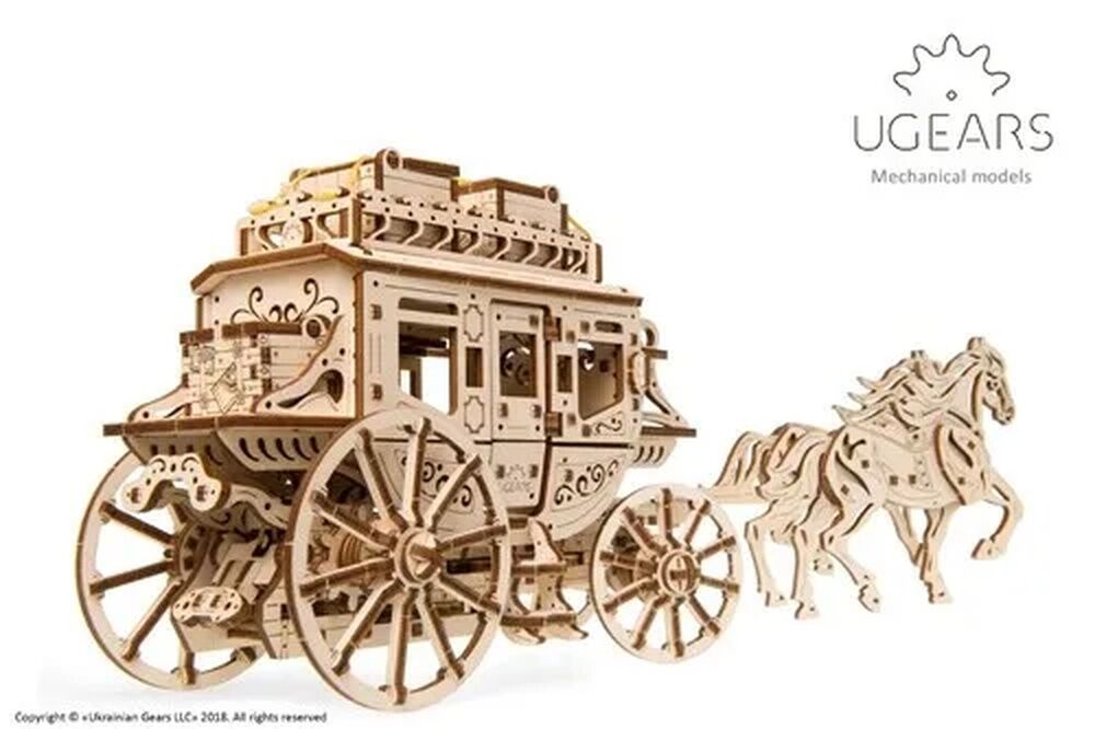 Ugears Wooden Model - Stagecoach