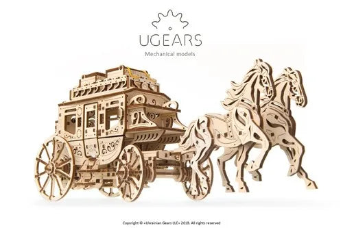 Ugears Wooden Model - Stagecoach