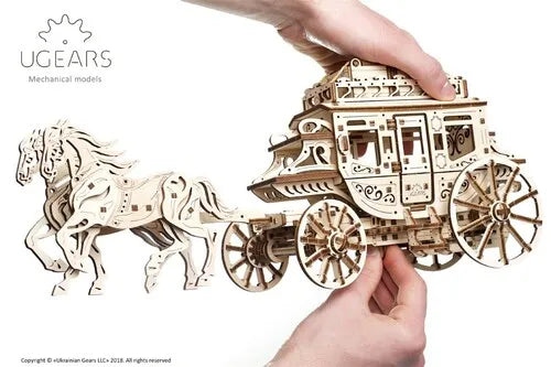 Ugears Wooden Model - Stagecoach