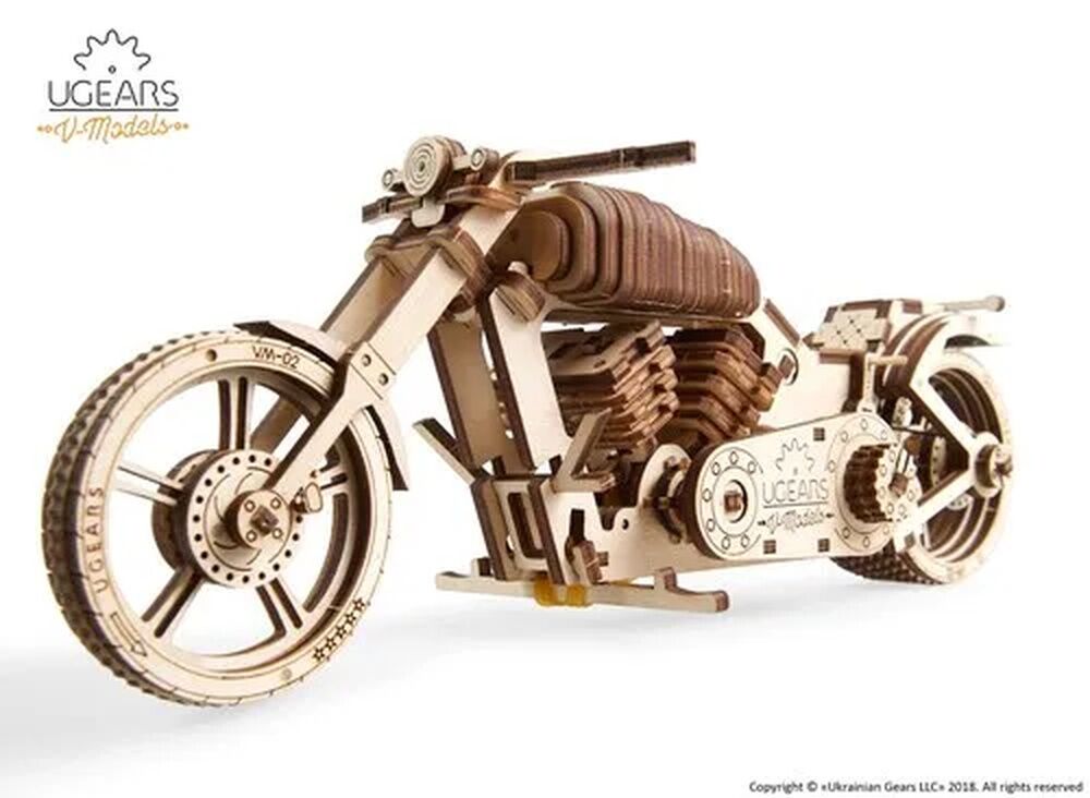 Ugears V-Models Wooden Model - Bike VM-02