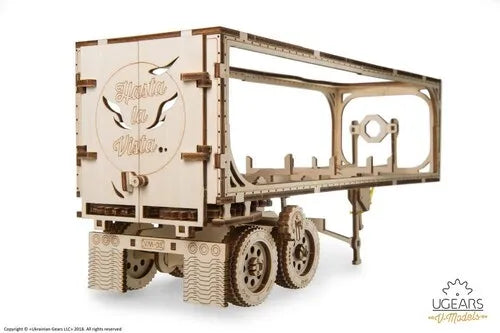 Ugears V-Models Wooden Model - Trailer for Heavy Boy Truck
