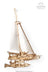 Ugears Wooden Model - Trimaran Merihobus Yacht