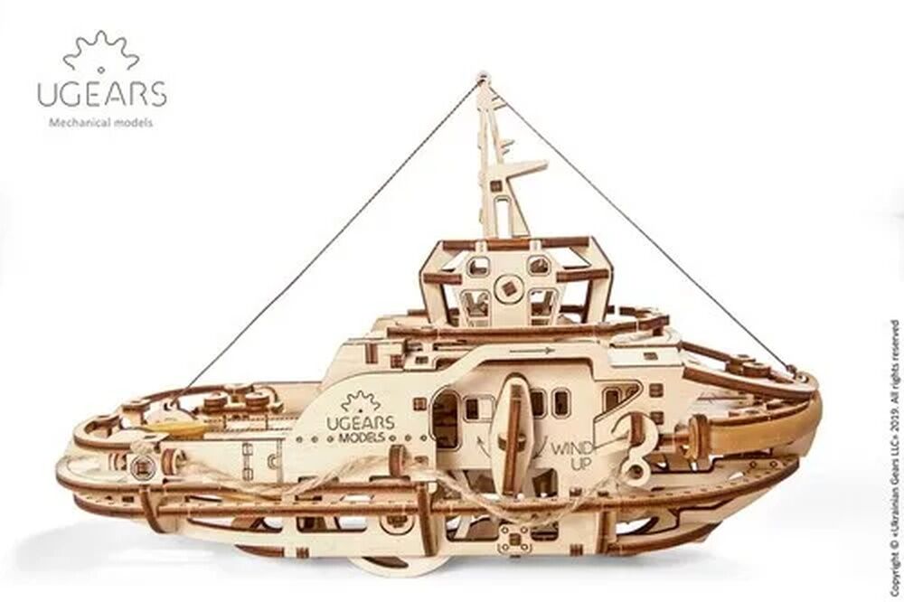 Ugears Wooden Model - Tugboat