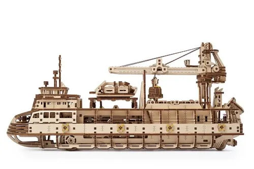Ugears Wooden Model - Research Vessel