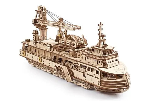 Ugears Wooden Model - Research Vessel