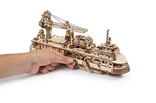Ugears Wooden Model - Research Vessel