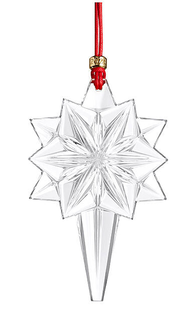 Waterford Crystal Annual Dated 2024 Snow Star Hanging Ornament
