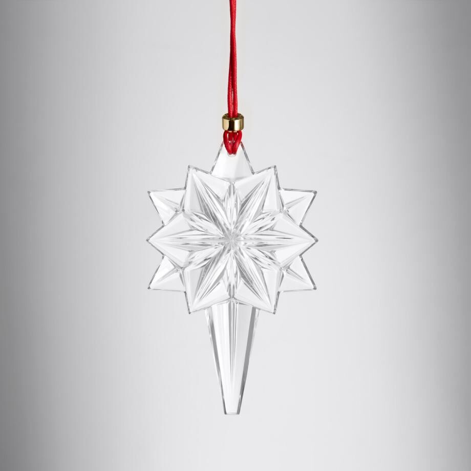 Waterford Crystal Annual Dated 2024 Snow Star Hanging Ornament