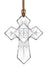 Waterford Crystal Annual Dated 2024 Cross Hanging Ornament