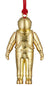 Waterford Golden Christmas Spaceman Hanging Ornament