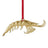 Waterford Golden Christmas Shrimp Hanging Ornament