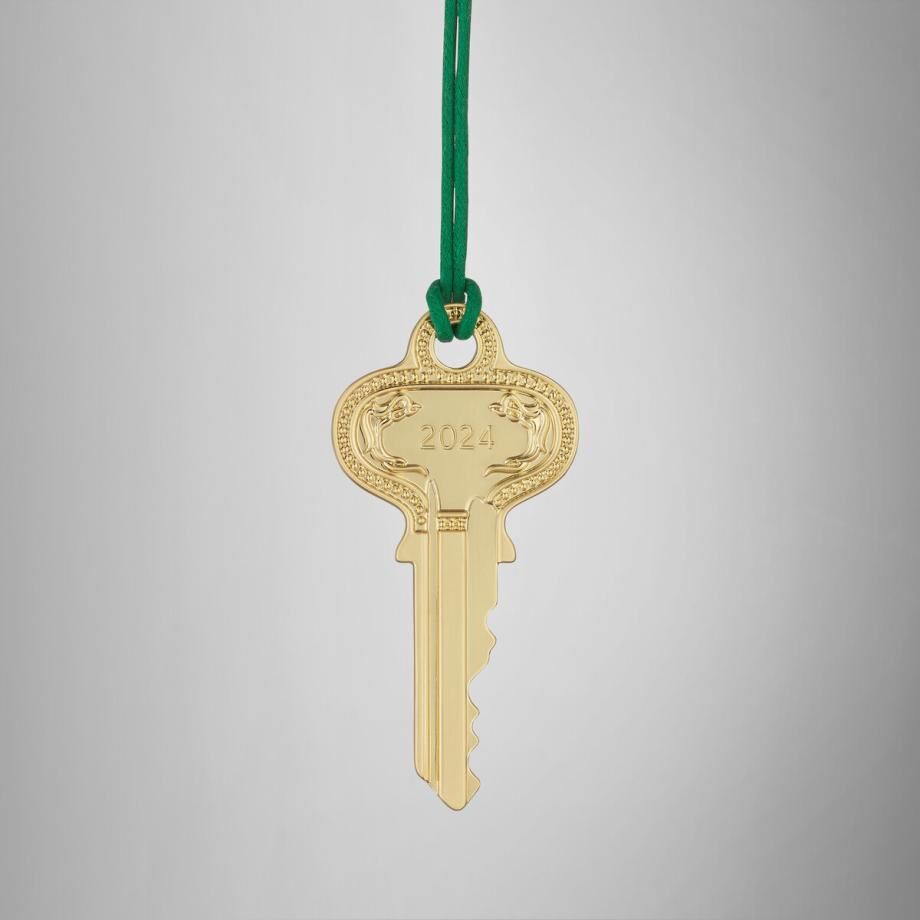 Waterford Golden Christmas Key Hanging Ornament